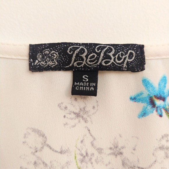 White with Coloured Flowers Dress - Picture 2 of 8